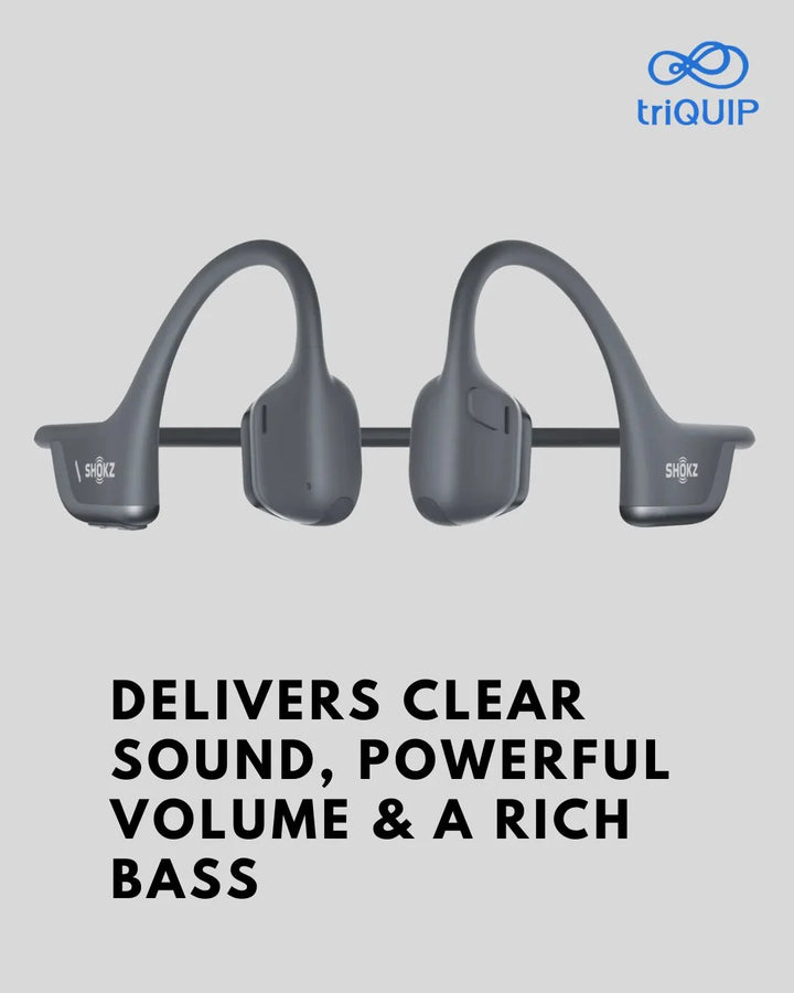 SHOKZ OpenRun Pro2 Bone Conduction Sports Headphones on triQUIP Sports