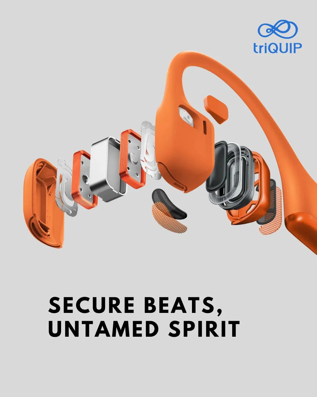 SHOKZ OpenRun Pro2 Bone Conduction Sports Headphones on triQUIP Sports
