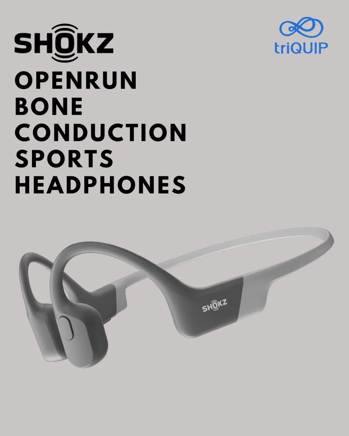 SHOKZ OpenRun Bone Conduction Sports Headphones on triQUIP Sports
