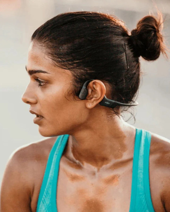 SHOKZ OpenRun Bone Conduction Sports Headphones on triQUIP Sports