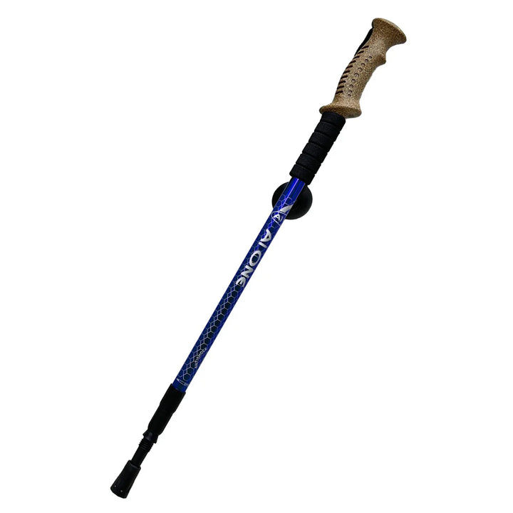 GOKYO Trekking Hiking Pole - Shock Absorber Cork Grip 135 cms Collapsible