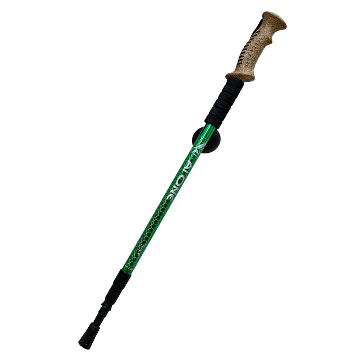 GOKYO Trekking Hiking Pole - Shock Absorber Cork Grip 135 cms Collapsible