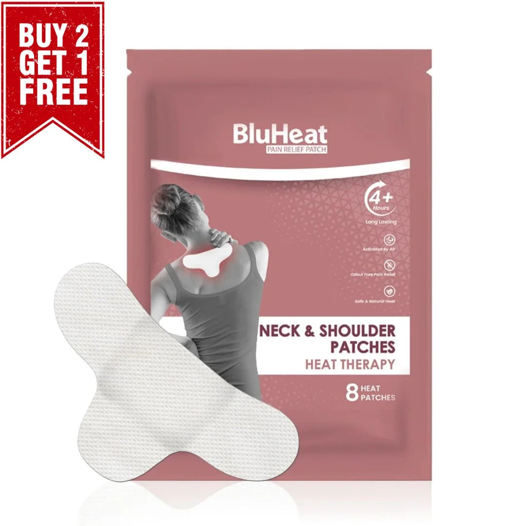 BLUHEAT Neck & Shoulder Patch Heat Therapy