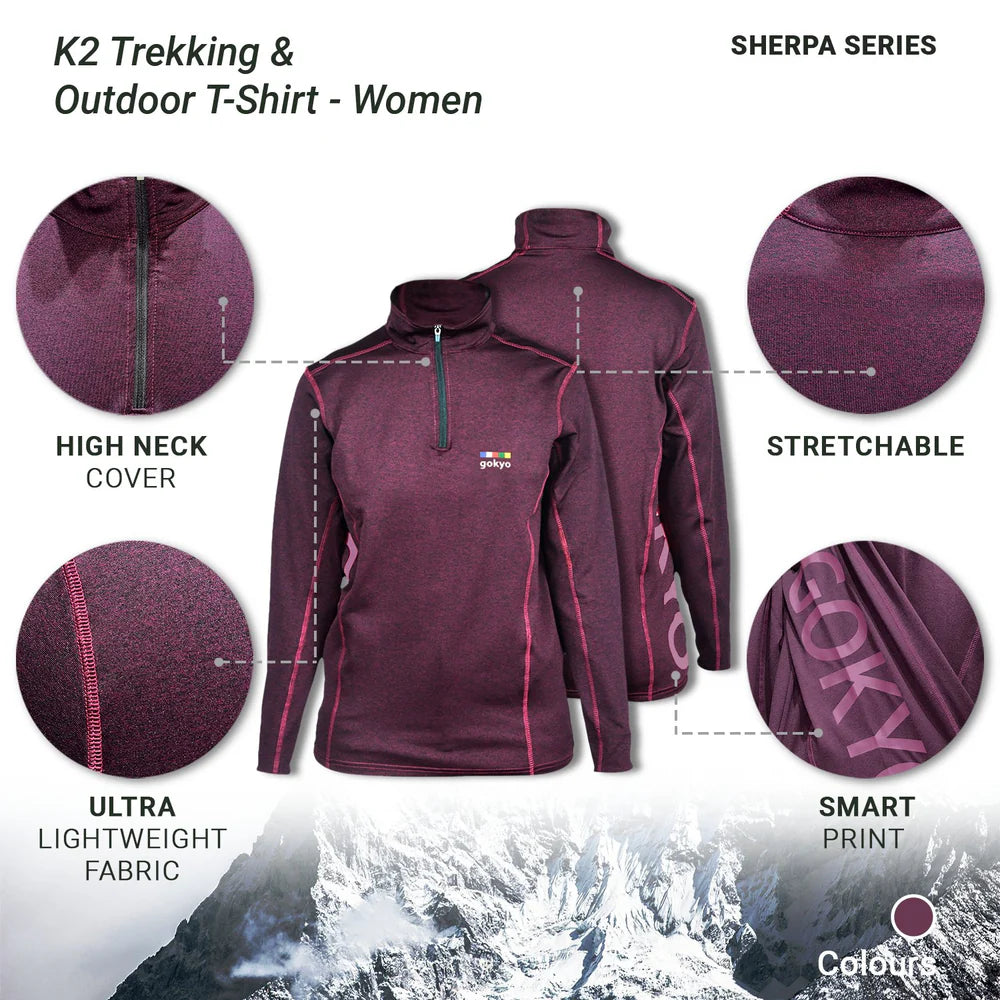 Gokyo K2 Women Trekking & Putdoor Jersey on triQUIP Sports