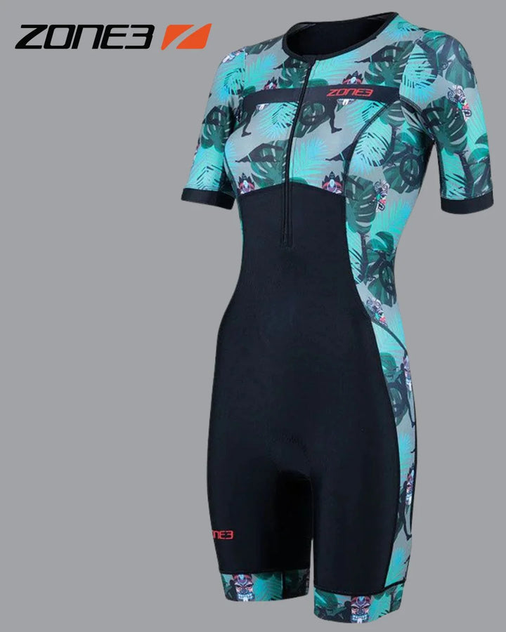 ZONE3 Momentum II Women's Shorts Sleeve Trisuit on triQUIP Sports