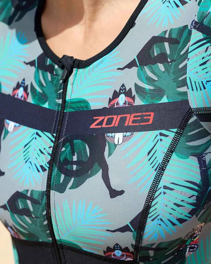 ZONE3 Momentum II Women's Shorts Sleeve Trisuit on triQUIP Sports