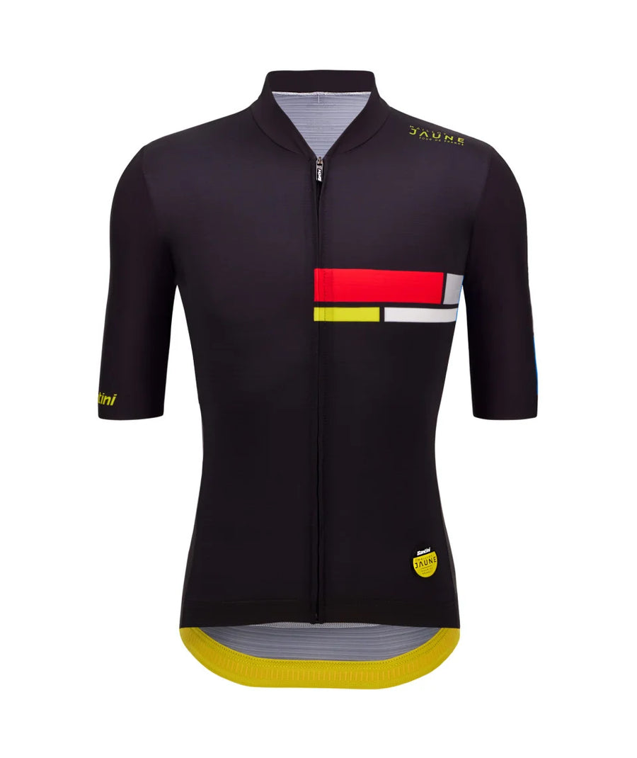 Santini Tour d France Alp d'heuz Men Cycling Jersey on triQUIP Sports