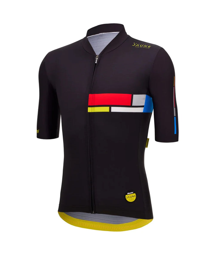 Santini Tour d France Alp d'heuz Men Cycling Jersey on triQUIP Sports