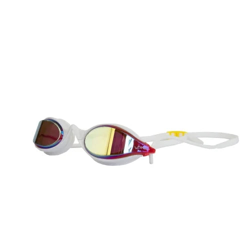 FINIS Circuit 2 Swimming Goggles - Red Yellow Mirror