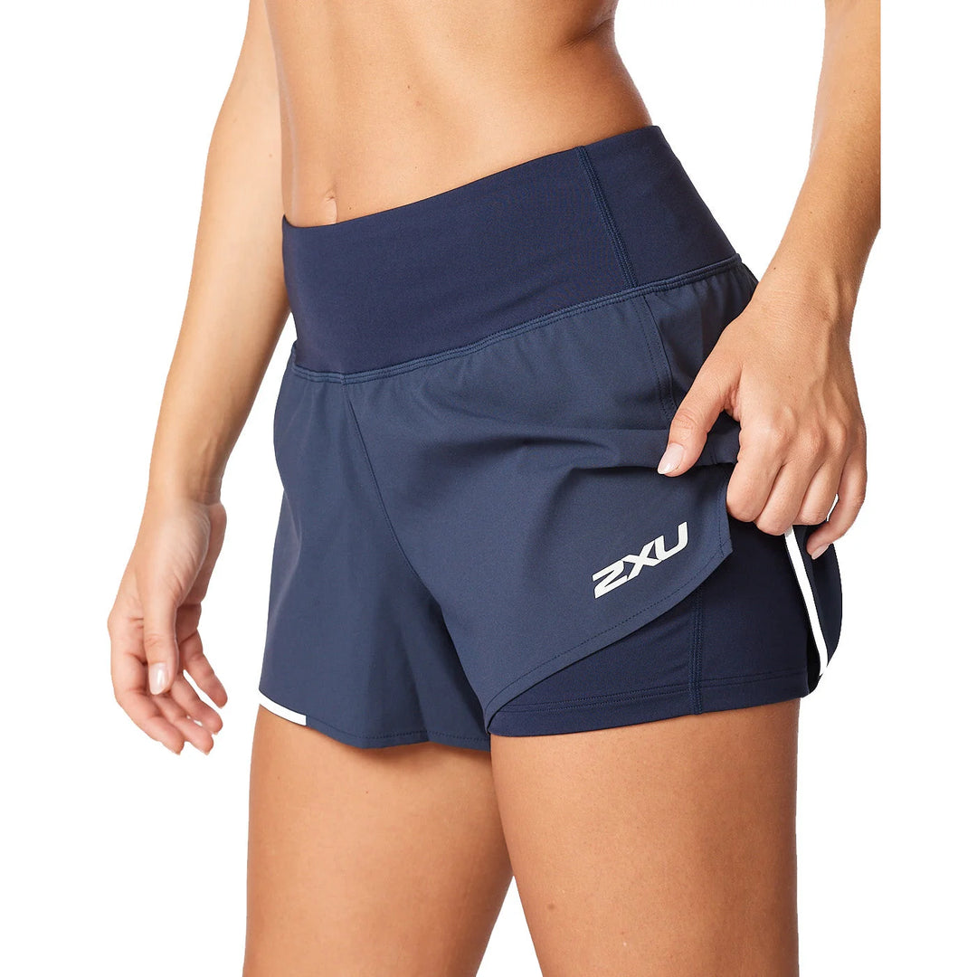 2XU Aero 2in1 3inch Shorts on Triquip Sports