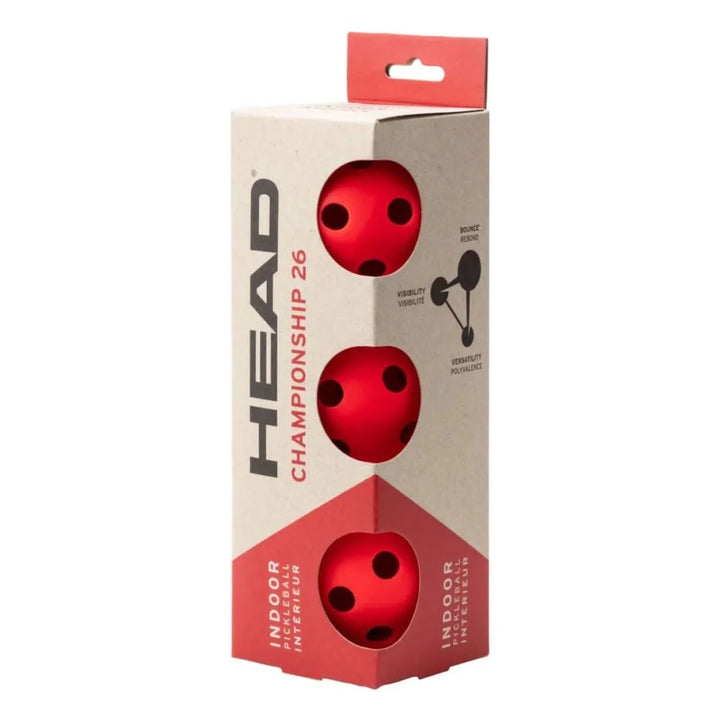 HEAD 3B Championship 26 Indoor Pickle Balls