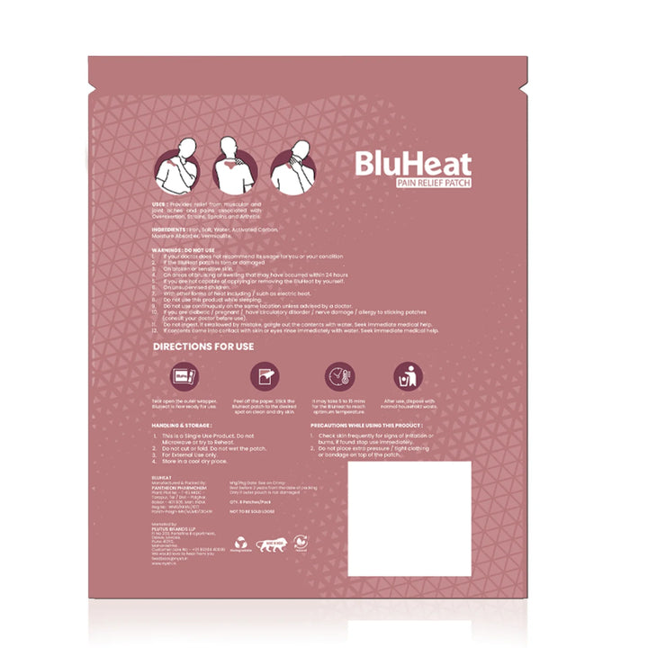 Bluheat recovery patches on triQUIP Sports