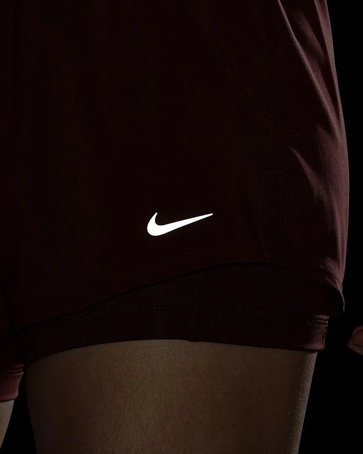 NIKE Dri-FIT One Women's Mid-rise 8cm (approx.) 2-in-1 Shorts on triQUIP sports