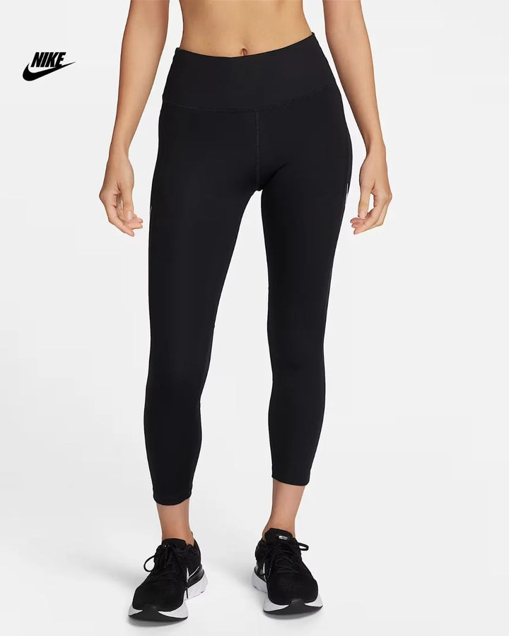 NIKE Fast Women's Mid-Rise 7/8 Running Leggings with Pockets on triQUIP sports