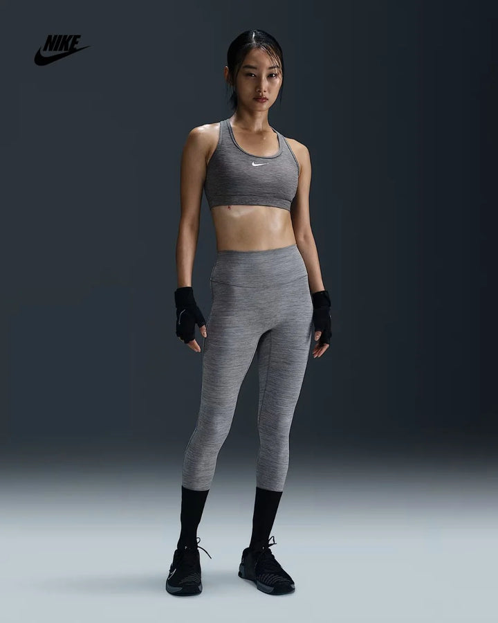 NIKE One Seamless Front High-Waisted Full-Length Women's Leggings on triQUIP sports