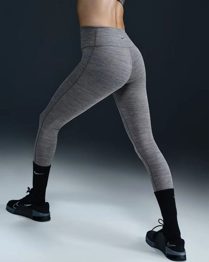 NIKE One Seamless Front High-Waisted Full-Length Women's Leggings on triQUIP sports