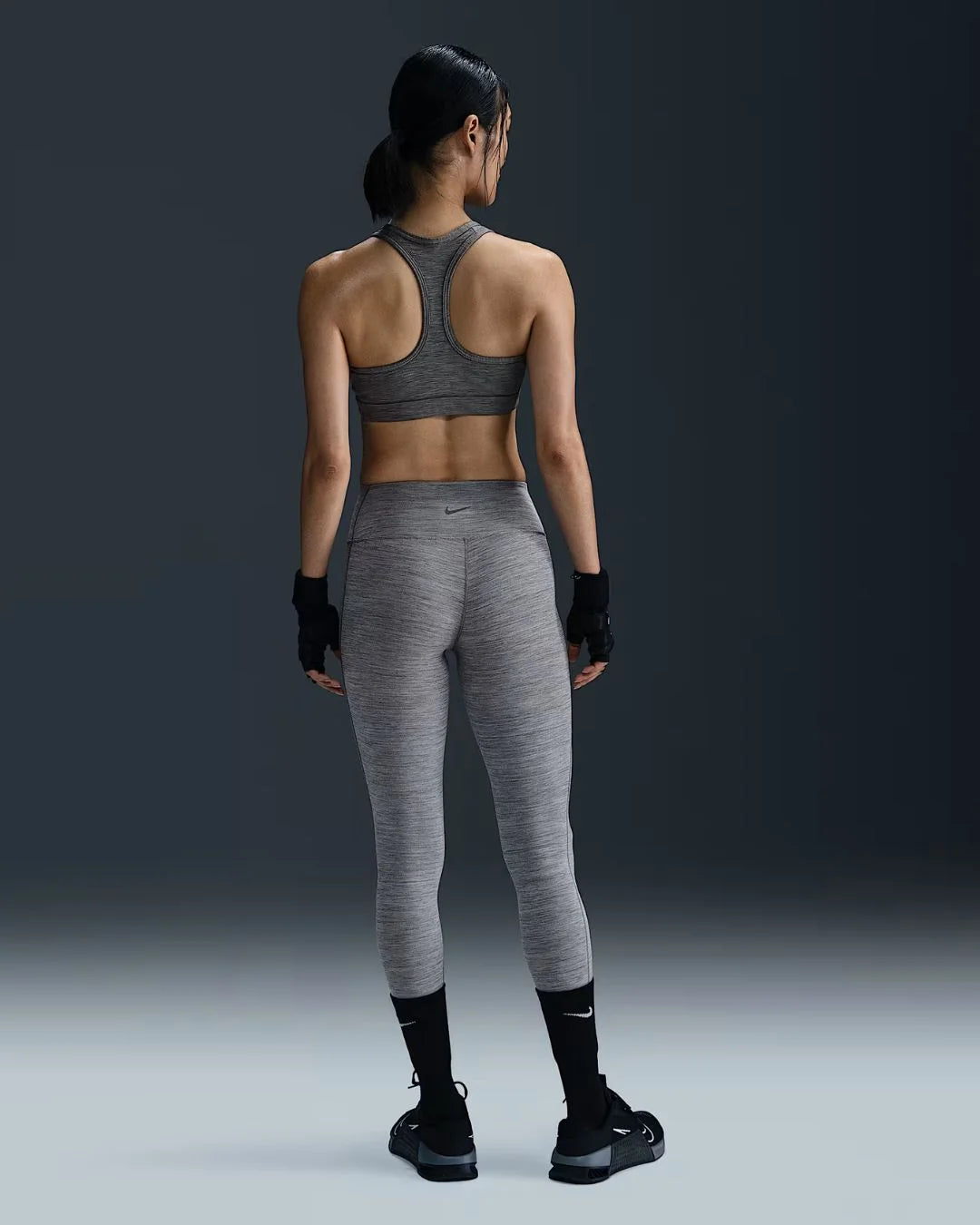NIKE One Seamless Front High-Waisted Full-Length Women's Leggings on triQUIP sports