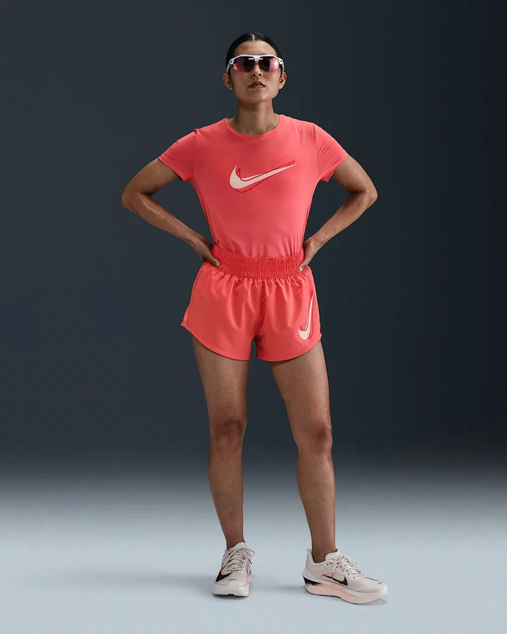 NIKE One Swoosh Women's Dri-FIT Short-Sleeve Running Top on triQUIP sports