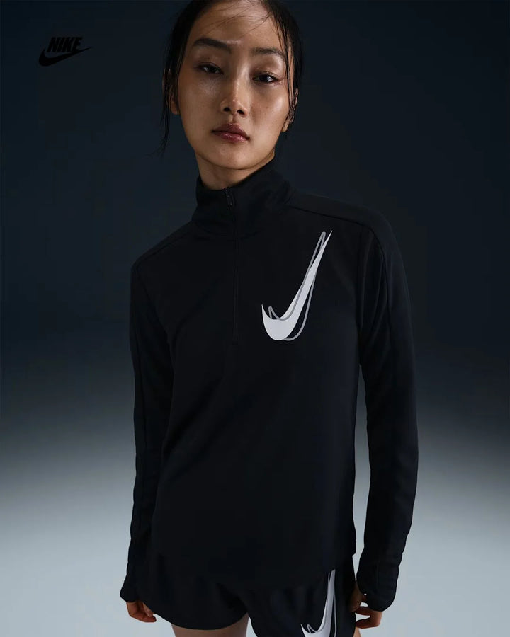 NIKE Swoosh Women's Dri-FIT 1/2-Zip Running Mid Layer on triQUIP sports