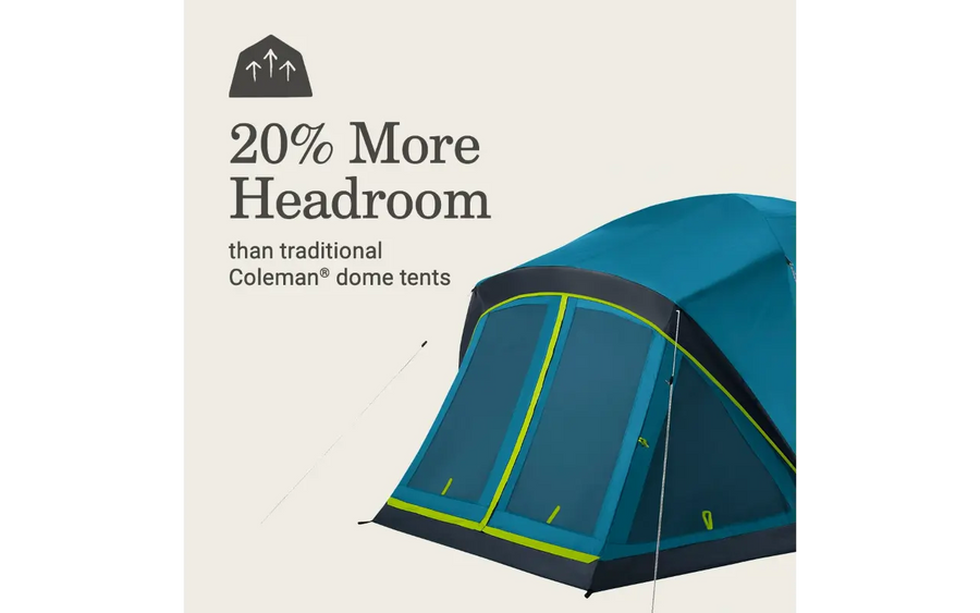 Coleman tents on triQUIP sports