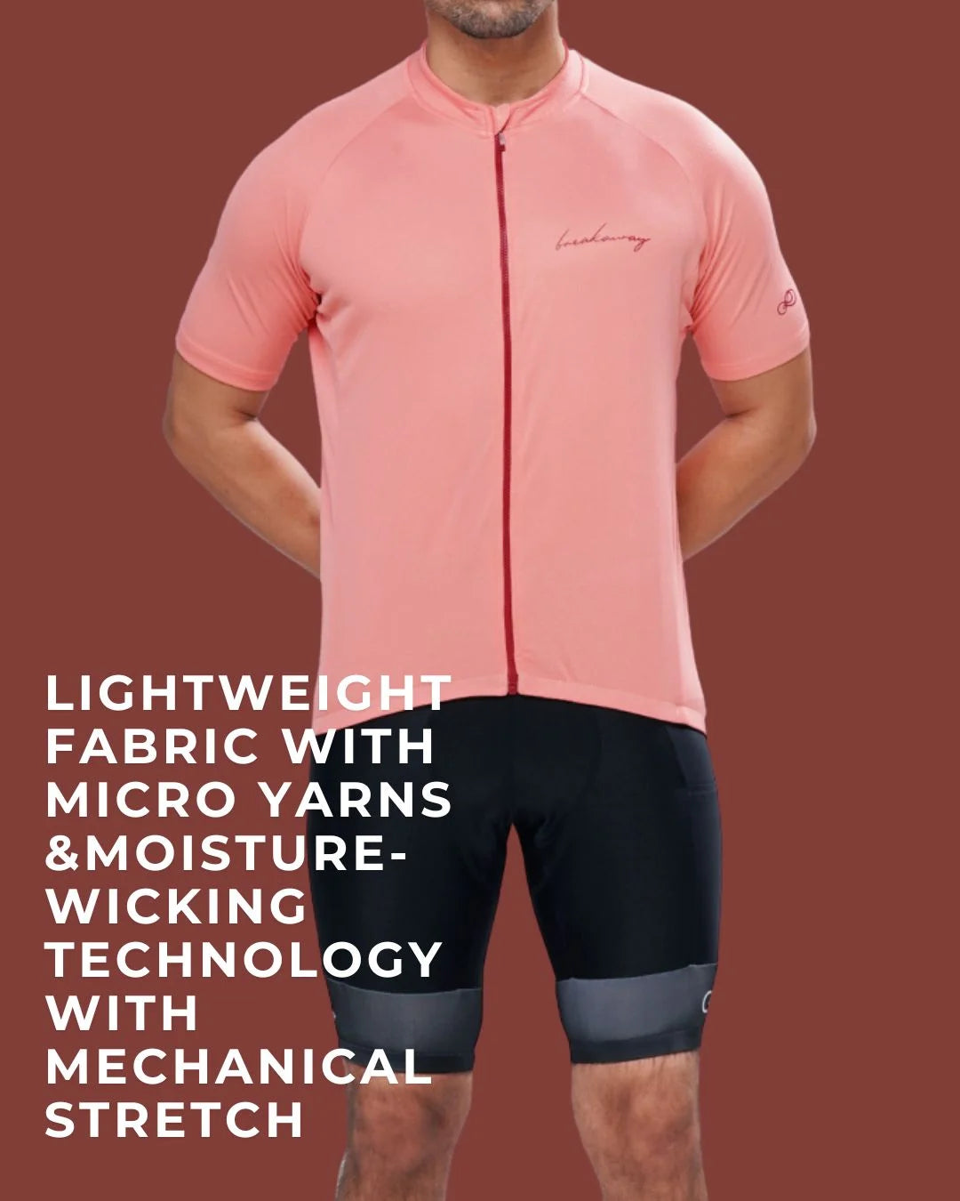 triQUIP Breakaway Men's Half Sleeves Cycling Jersey on triQUIP Sports