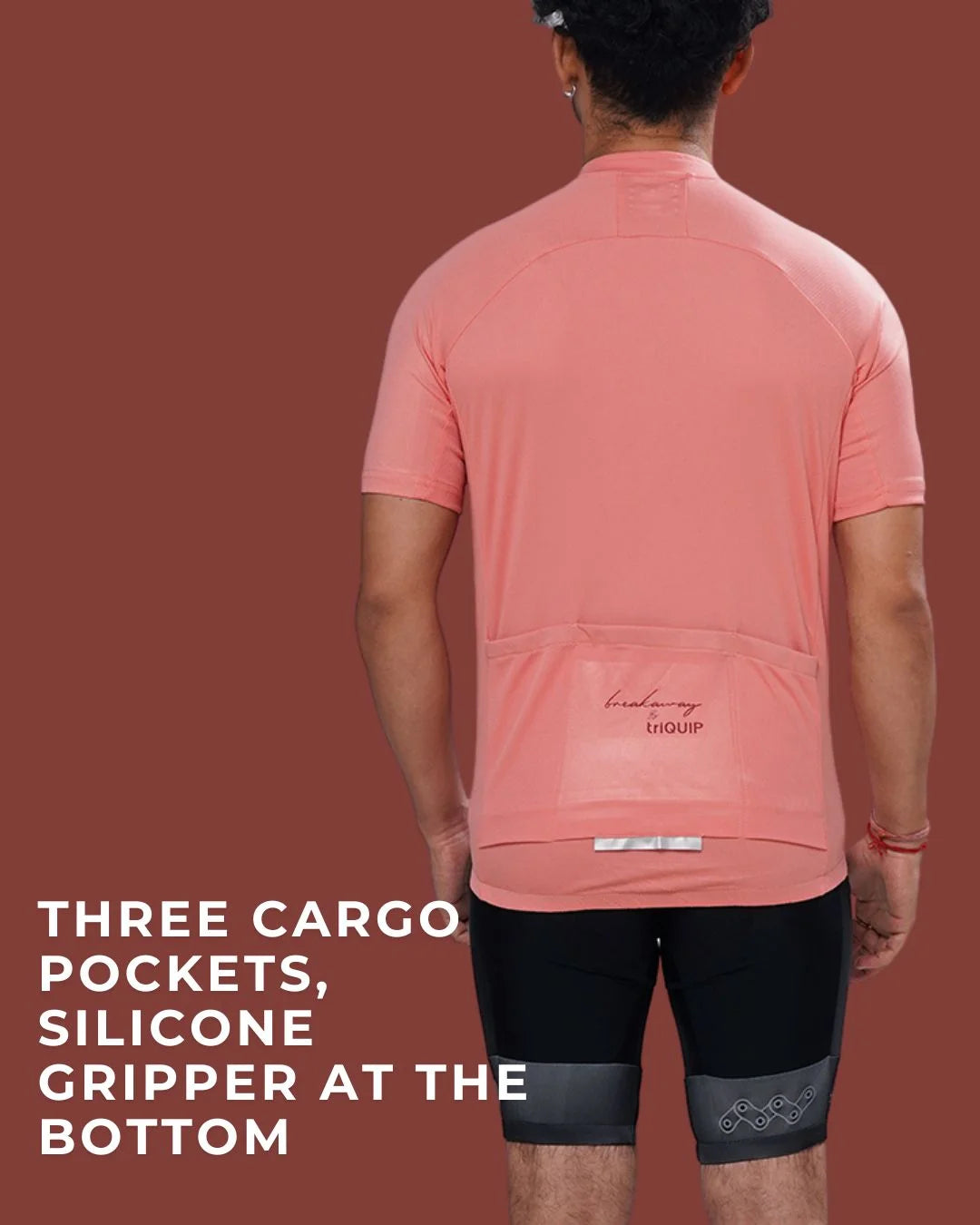 triQUIP Breakaway Men's Half Sleeves Cycling Jersey on triQUIP Sports