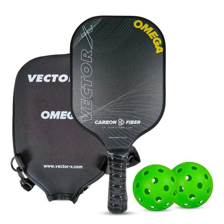 VECTOR-X Omega Carbon Pickleball Paddle  on triQUIP Sports